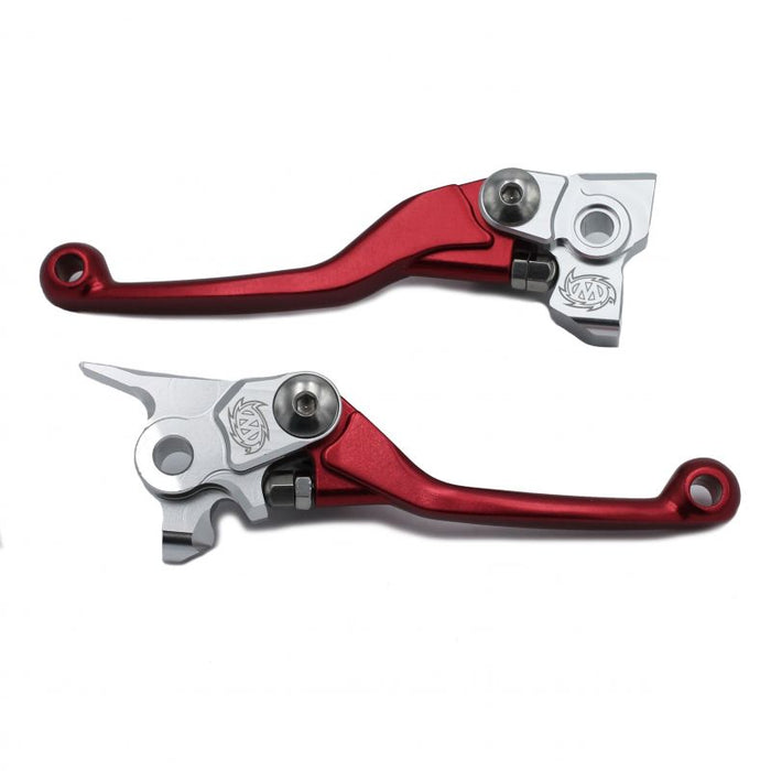 Moto Master Mx Pivot Lever Set Red Honda Crf250R 07-On Crf250Rx 19-On Crf450R 07