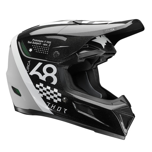 Helmet S25 Thor Mx Reflex Sport Composite Riot Black/White Small