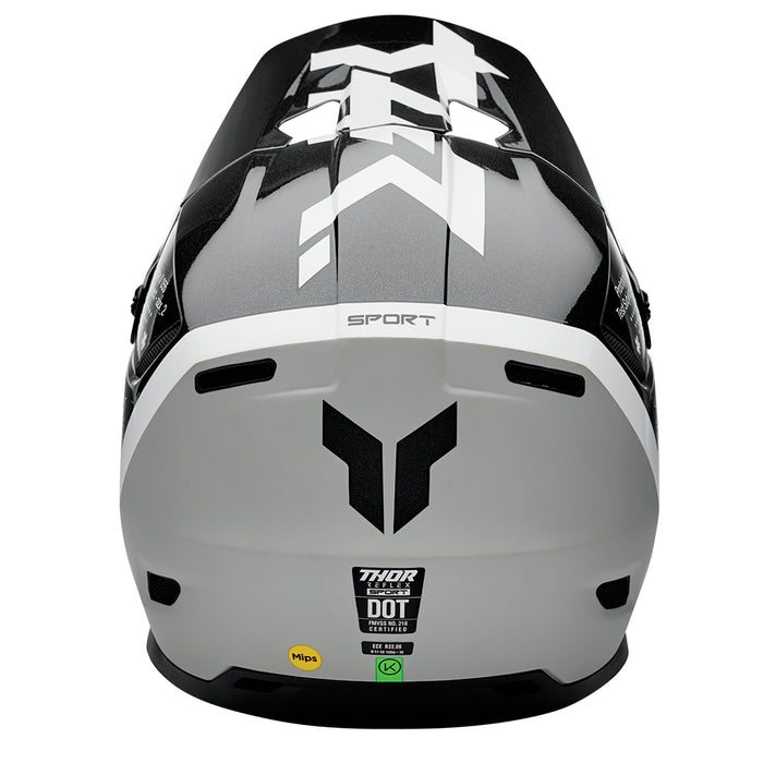 Helmet S25 Thor Mx Reflex Sport Composite Riot Black/White Large