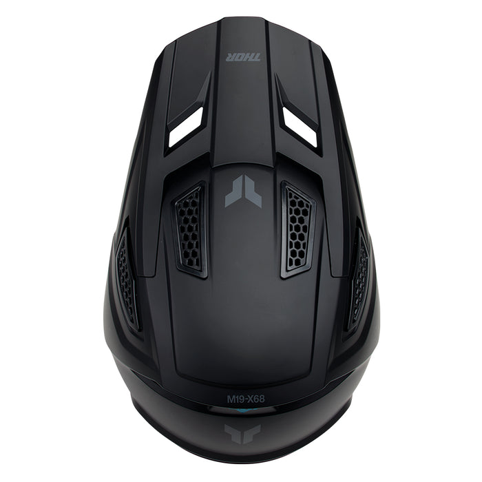 Helmet S25 Thor Mx Fleet Blackout Xs