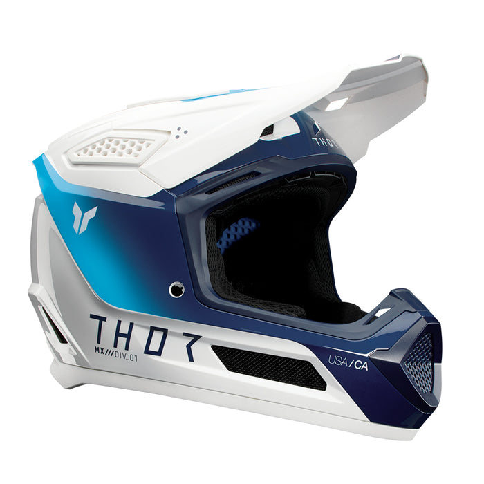 Helmet S25 Thor Mx Fleet Storm White/Navy Xlarge