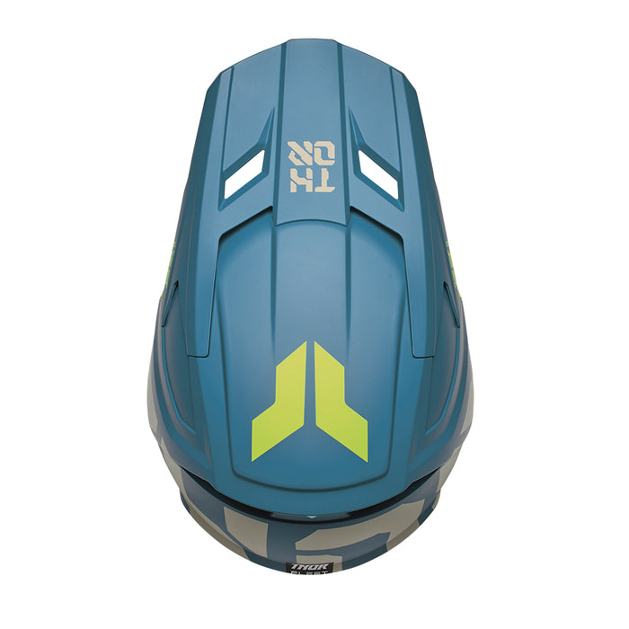 Helmet S25 Thor Mx Fleet Forge Blue Youth Large