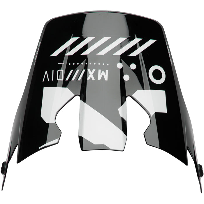 Helmet Visor Kit S25 Thor Mx Reflex Sport Composite Strike Black/Red