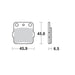 Brake Pads Front Moto Master Sintered Honda Rear For Suzuki Yamaha Ktm Freeride