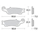 Brake Pads Front Moto Master Pro Sintered Yamaha