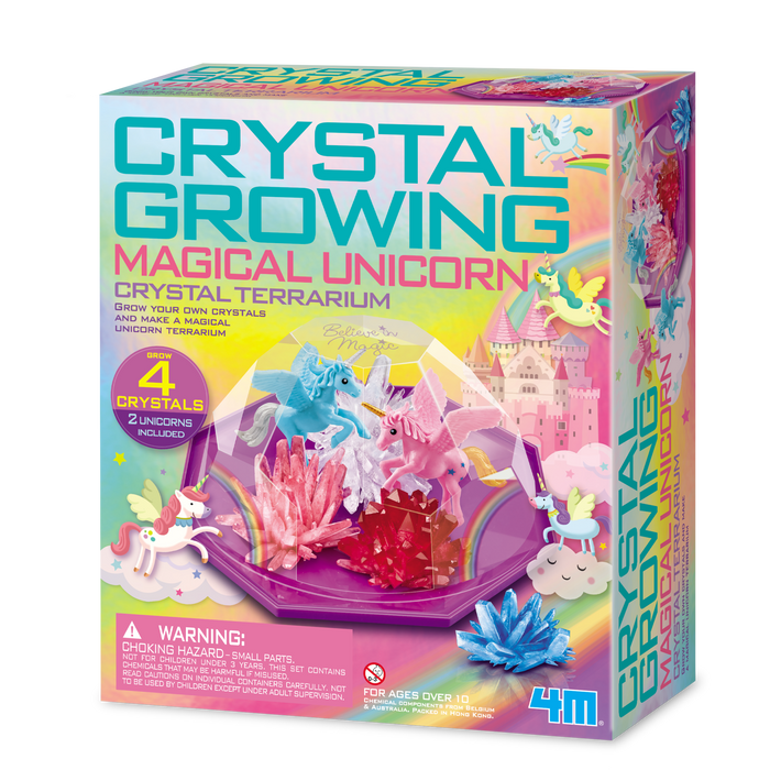Crystal Growing Magical Unicorn Terrarium