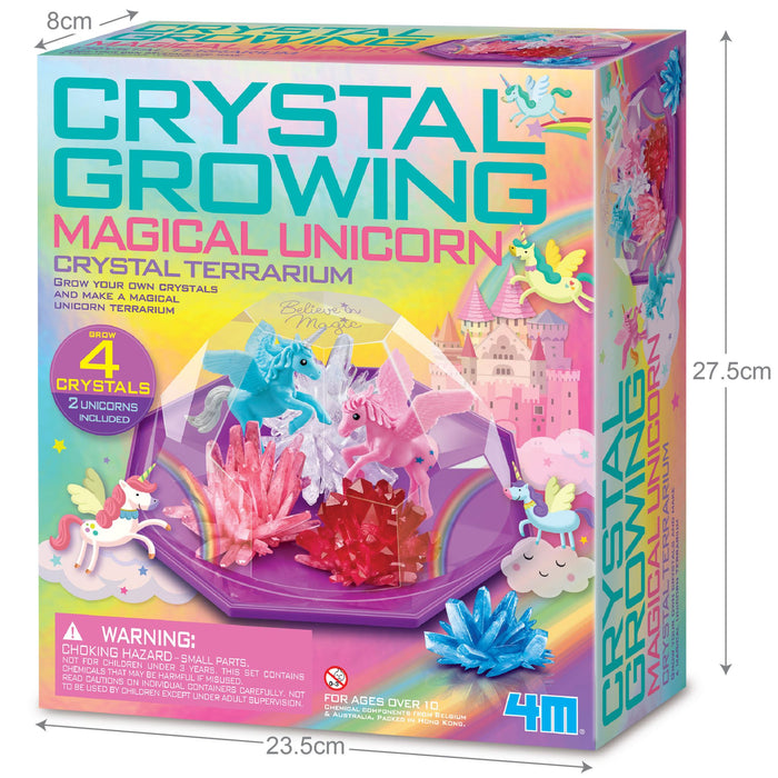 Crystal Growing Magical Unicorn Terrarium