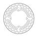 BRAKE DISC FRONT MOTO MASTER OEM STYLE HONDA CR125R CR250R CR500R 92-94 CRF230F 04-09 CRF230L 08-10