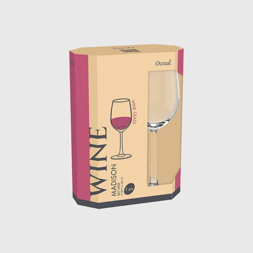 Ocean Glass Eco Madison Red Wine Glass 425ml - Set 2