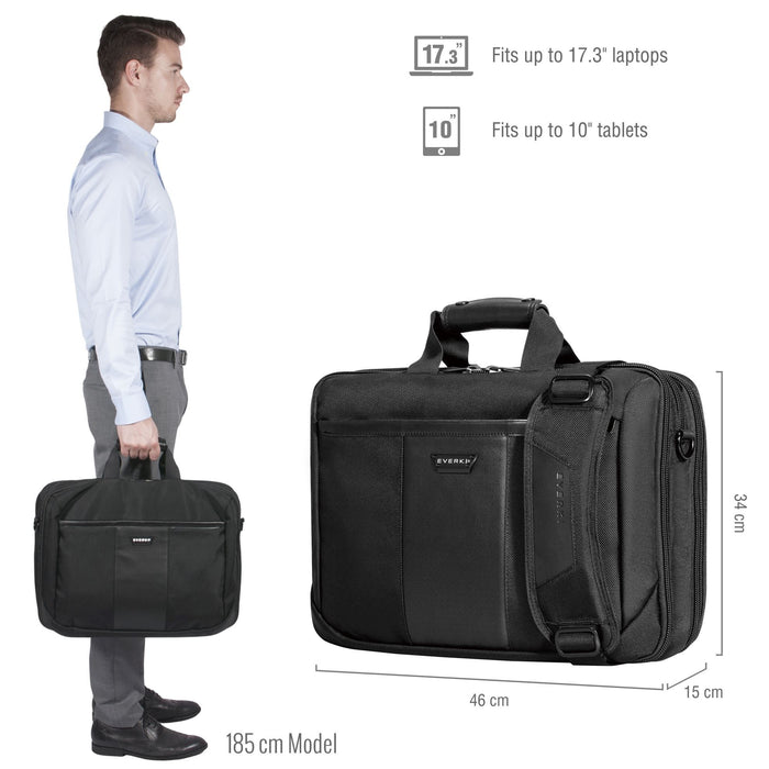 EVERKI Versa Premium Briefcase 16'' Checkpoint friendly design, Corner-guard pro