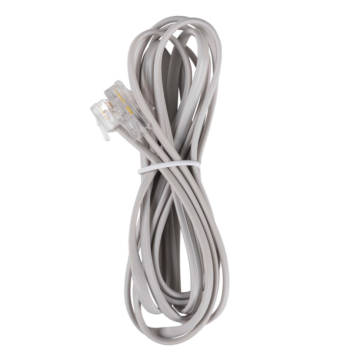 DYNAMIX 2m RJ12 to RJ45 Cable - 4C All pins connected crossed, Colour Grey