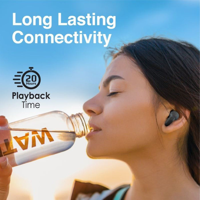 PROMATE In-Ear HD BT Earbuds with Intellitouch & 230mAh Charging Case. Ergonomic