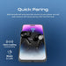 PROMATE In-Ear HD Bluetooth Earbuds with Intellitouch & 400mAh Charging Case. Bu