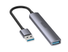 UNITEK 4-in-1 USB Multi-port Ultra Slim Hub with USB-A Connector. Includes 1x US