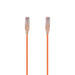 DYNAMIX 3m Cat6A 10G Orange Ultra-Slim Component Level UTP Patch Lead (30AWG) wi