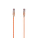 DYNAMIX 2.5m Cat6A 10G Orange Ultra-Slim Component Level UTP Patch Lead (30AWG)