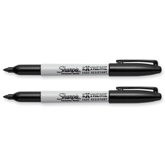 SHARPIE Extreme Permanent Marker with Fine Point Tip. 2-Pack Extreme Versatility