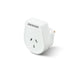 JACKSON Slim Outbound Travel Adaptor for use in UK/Hong Kong. 3-Pin NZ/AUS Plugs