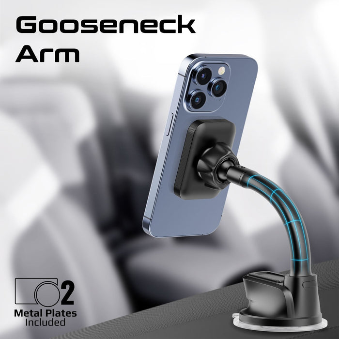 PROMATE SecureGrip 360 Cradleless Flexible Magnetic Smartphone Mount Holder. Des