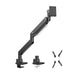BRATECK 17-57" Heavy-Duty Gas Spring Single Monitor Desk Mount Arm Bracket. Supp