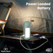 PROMATE 4-in-1 Portable Camping Kit with LED Light; 6000mAh Power Bank; LED Torc