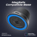 PROMATE 3W Mini Bluetooth Speaker with Magsafe Compatible Base. Supports Music &