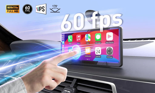 MINIX 8.9 Inch Portable Wireless Carplay and Android Auto HD 60FPS Touchscreen.