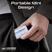 PROMATE 5000mAh Ultra-Compact Fast Charging Power Bank with In-Built Dual Foldin