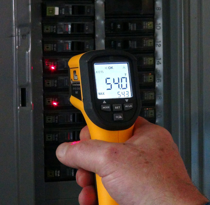 IDEAL INDUSTRIES Dual Laser Targeting Infrared Thermometer.