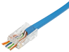 IDEAL INDUSTRIES CAT6 UTP RJ45 Push Through Plug. Pack of 50. Compatible with 30
