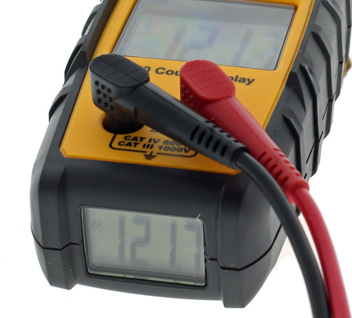 IDEAL INDUSTRIES 600A AC/DC TRMS TightSight Clamp Meter. CAT IV 600V and CAT III