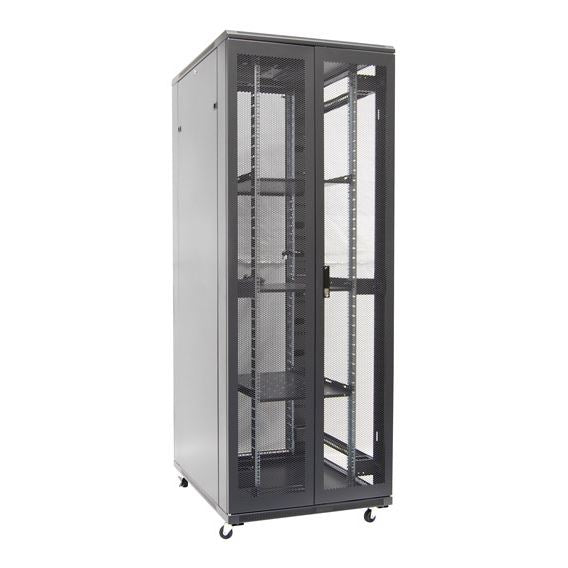 DYNAMIX 37RU Server Cabinet 800mm Deep (800 x 800 x 37U). Includes 2x Fixed Shel