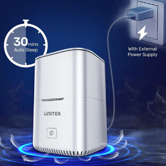 UNITEK Dual-Bay SATA 2.5" SyncStation Docking Station. DAS/ Cloud Storage Center