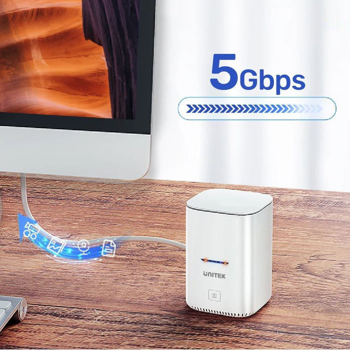UNITEK Dual-Bay SATA 2.5" SyncStation Docking Station. DAS/ Cloud Storage Center