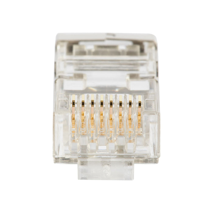 DYNAMIX Cat6 STP Internal Ground Push Through Plug; 50u 100pc Jar. For Solid & S