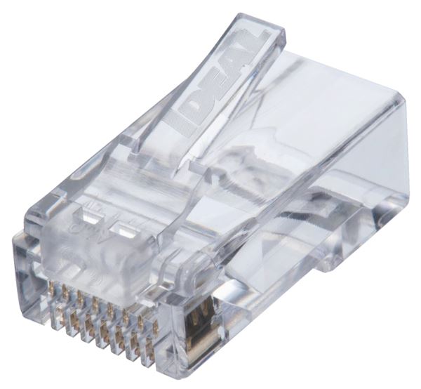 IDEAL INDUSTRIES CAT6 UTP RJ45 Push Through Plug. Pack of 50. Compatible with 30