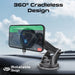 PROMATE 15W MagSafe Compatible Incar Phone Wireless Charger with Retractable 1m