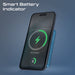 PROMATE 10000mAh UltraSlim Wireless Charging 15W MagSafe Power Bank. 20WPD USB-C