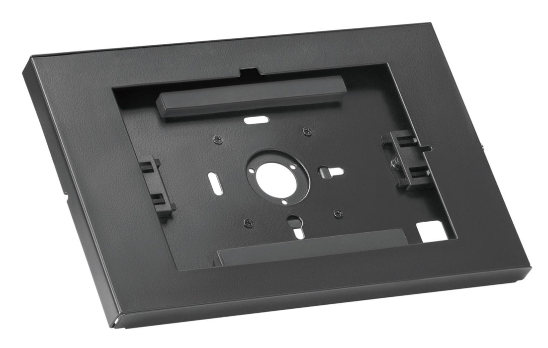 BRATECK Anti-Theft Enclosed Tablet Wall Mount Bracket with Key - Black Anti-skid