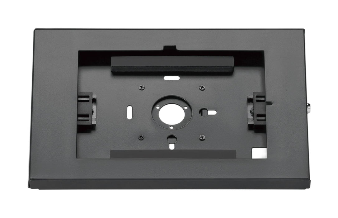 BRATECK Anti-Theft Enclosed Tablet Wall Mount Bracket with Key - Black Anti-skid
