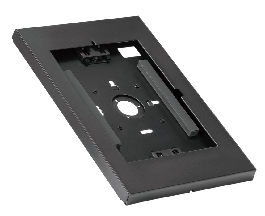 BRATECK Anti-Theft Enclosed Tablet Wall Mount Bracket with Key - Black Anti-skid