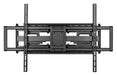 BRATECK 60-120" Heavy-Duty Full Motion TV Wall Mount Bracket. Free-Tilting Desig