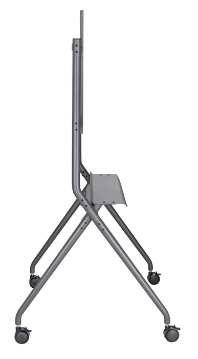 BRATECK 50-86" Heavy-Duty Studio TV Cart/Trolley. Supports up to 120Kgs Includes