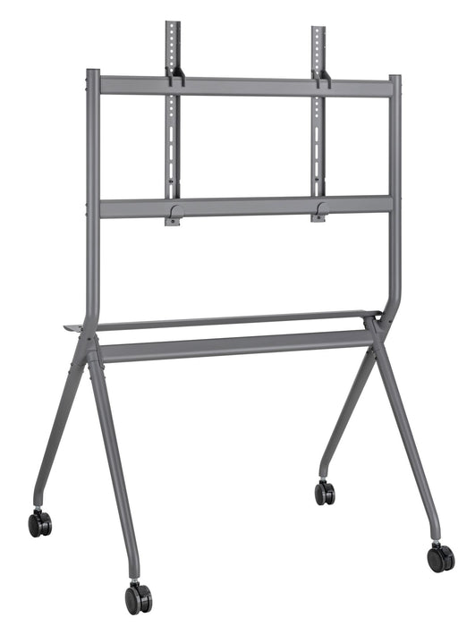 BRATECK 50-86" Heavy-Duty Studio TV Cart/Trolley. Supports up to 120Kgs Includes