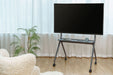 BRATECK 50-86" Heavy-Duty Studio TV Cart/Trolley. Supports up to 120Kgs Includes