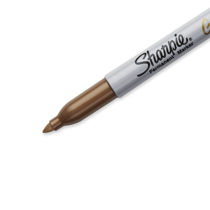 Sharpie Permanent Marker (MOQ 12) Metallic Gold with fine point SH1823889 FEB