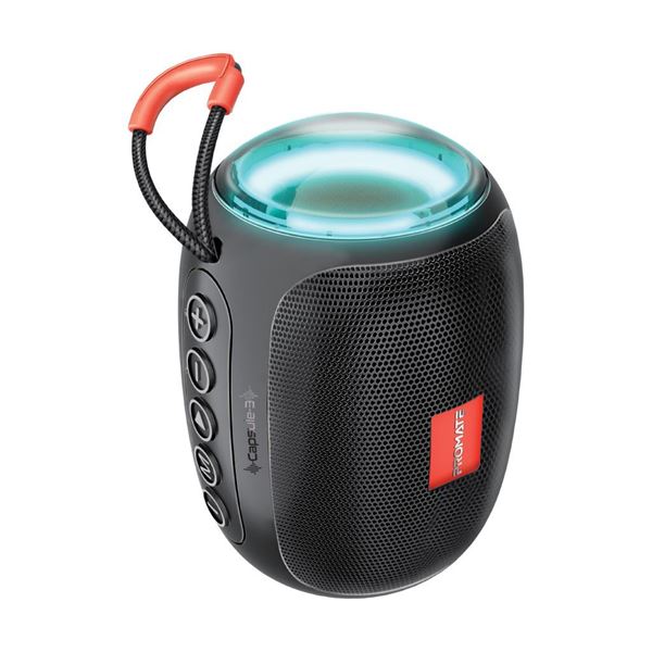 PROMATE 5W Wireless HD Bluetooth Portable Speaker with Built-in Lanyard. Battery