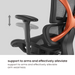 BRATECK SpineX Ergonomic Office Chair with Posture Enhancement. Human Engineerin