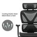 BRATECK SpineX Ergonomic Office Chair with Posture Enhancement. Human Engineerin
