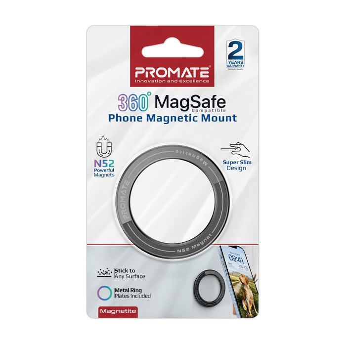 PROMATE 360 MagSafe Compatible Phone Magnestic Mount. Secure Cradless Design, Su